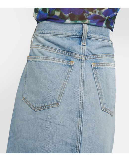 Re/done Blue Jeansrock Low Rider