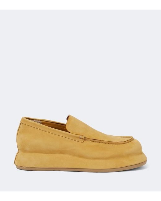 Jacquemus Natural Les Mocasins Bricciola Suede Platform Loafers for men