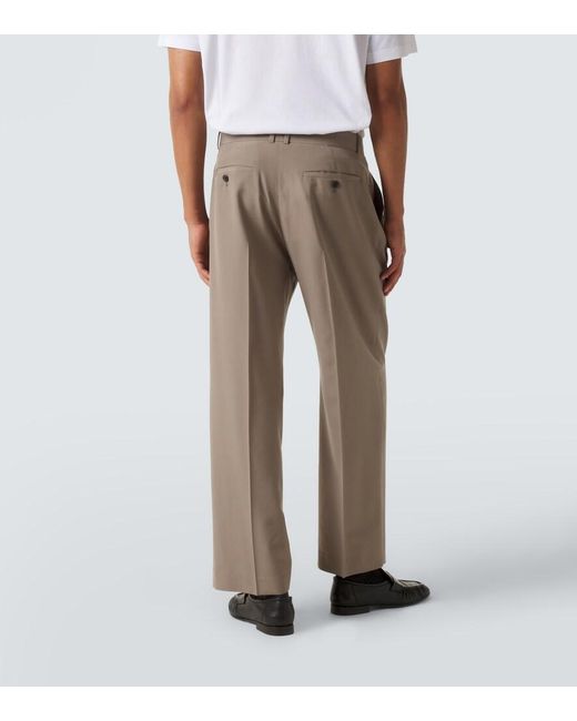 The Row Natural Tarek Wool Straight Pants for men