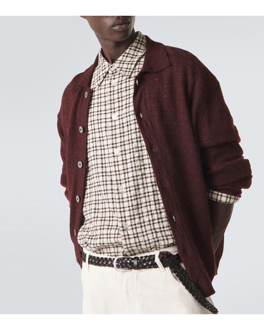 Studio Nicholson Purple Hamto Cardigan for men