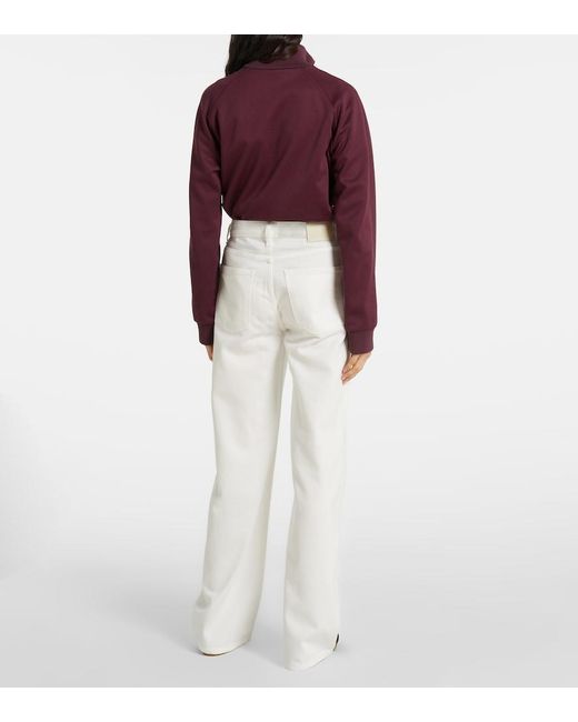 Citizens of Humanity White Annina High-Rise Wide-Leg Jeans