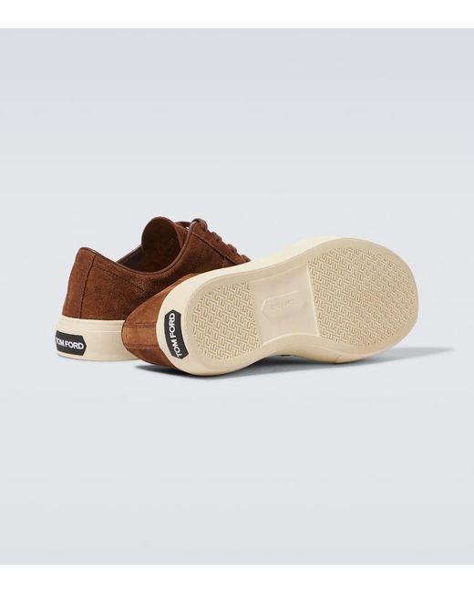 Baskets Cambridge En Daim Tom Ford pour homme en coloris Brown
