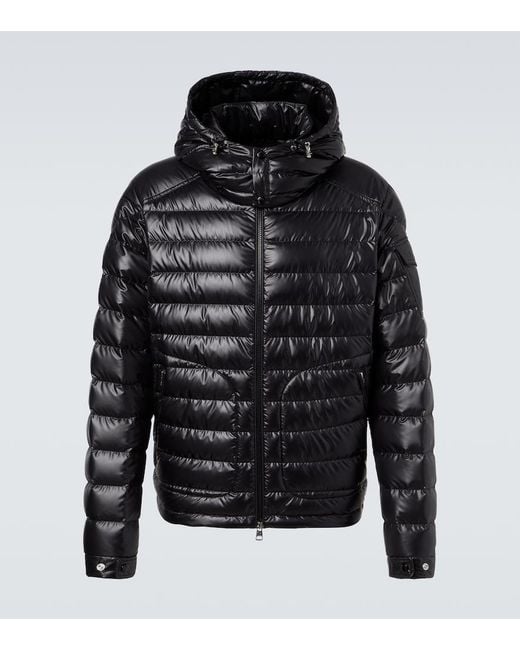 Moncler Black Lauros Hooded Down Jacket for men