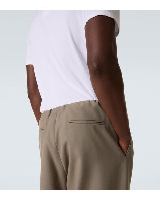 Calvin Klein Green Benjamin Wool Straight Pants for men
