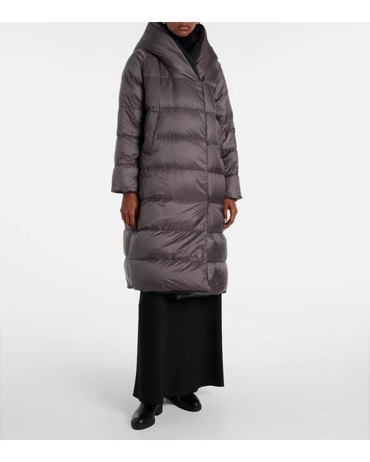 Max Mara Black Cube Orion Alpaca And Wool Down Coat