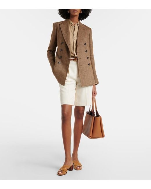 Tod's Brown Leather Sandals