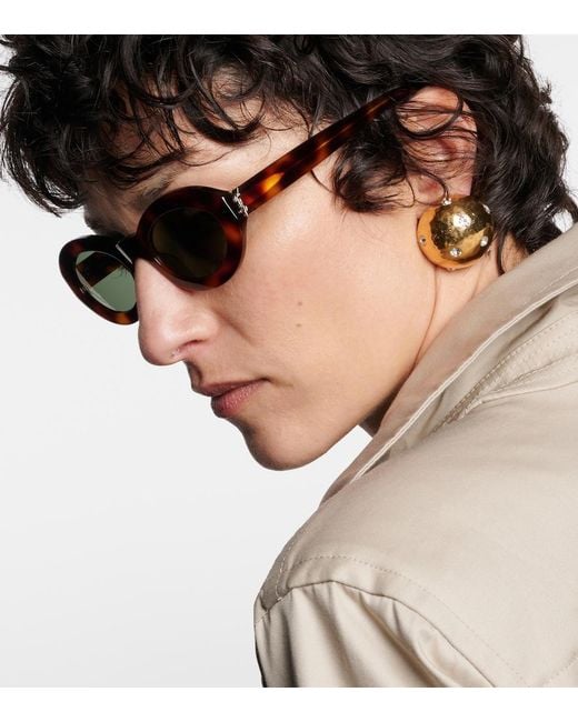 Saint Laurent Brown 'Sl M136' Sunglasses