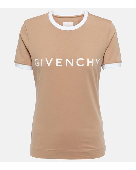 Givenchy Natural T-Shirt aus Jersey