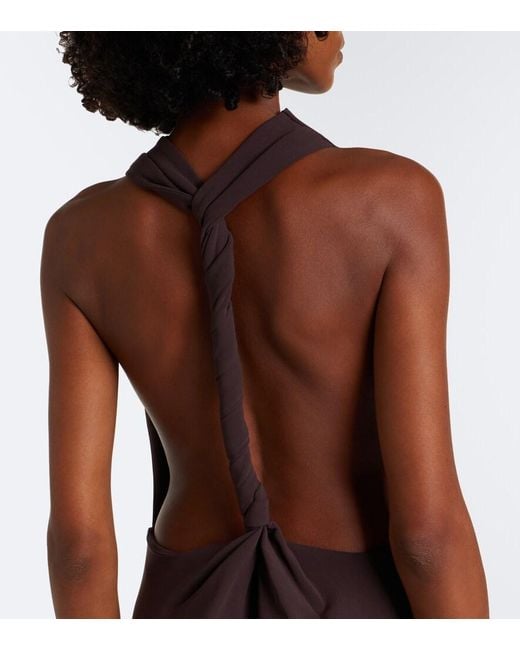 Proenza Schouler Purple Selena Gown