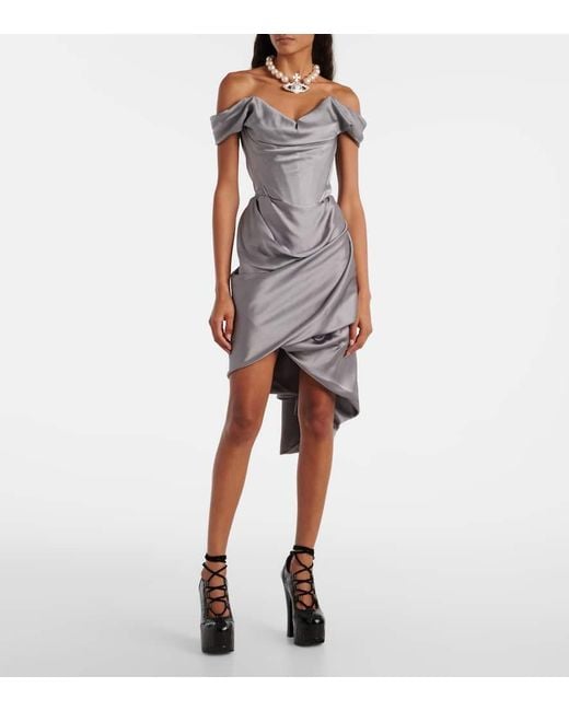 Robe De Mariee Nova Cora En Satin Vivienne Westwood en coloris Gray