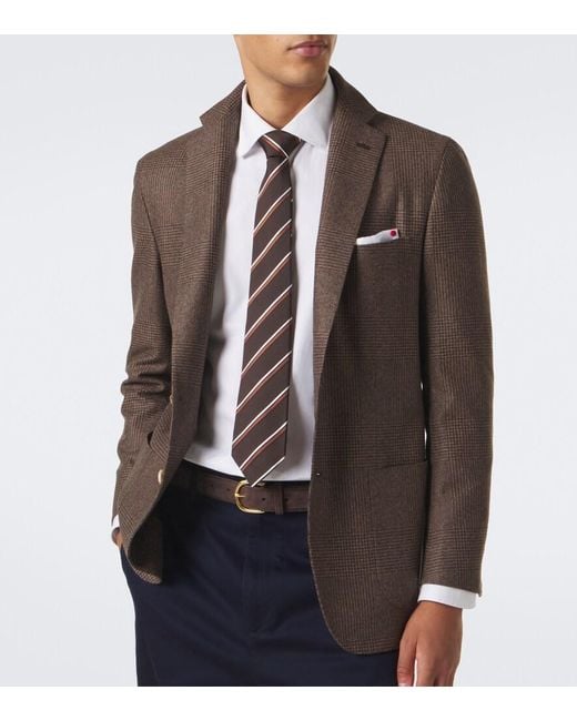 Kiton Krawatte Aus Seide in Brown für Herren