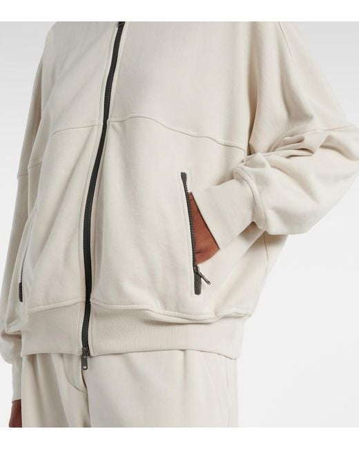 Brunello Cucinelli White Cotton Jacket