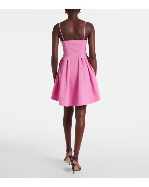 Abito Corto Kitt di Jonathan Simkhai in Pink