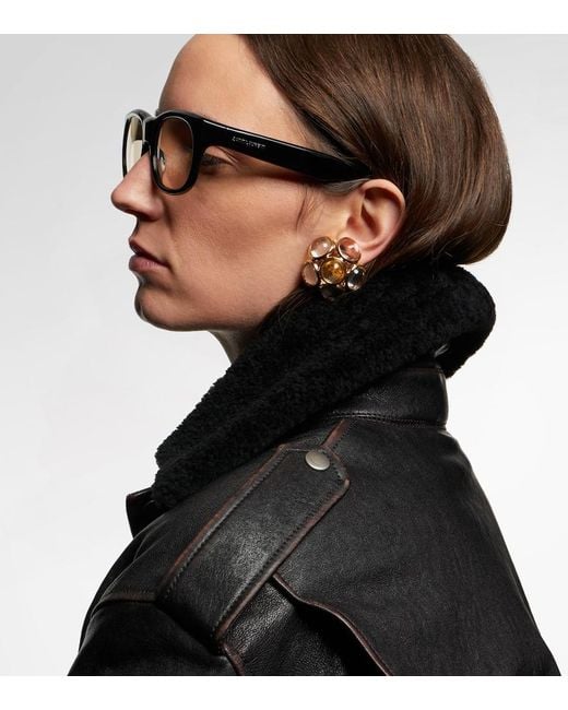 Saint Laurent Brown Sl 815 Romy Square Sunglasses