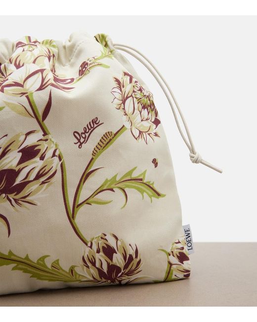 Loewe Metallic Paula's Ibiza Printed Canvas Pouch