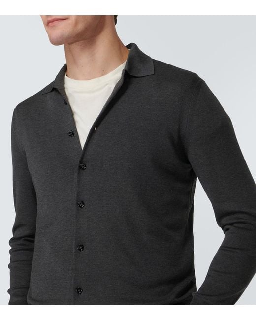 Tom Ford Black Silk Shirt for men