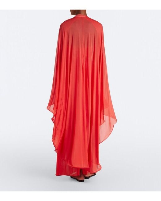 Christopher Esber Red Daya Cutout Jersey Gown