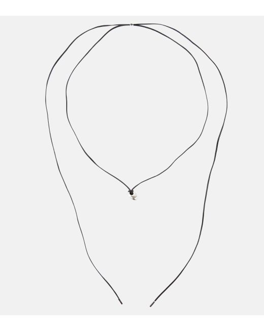 Isabel Marant White Wrap Necklace