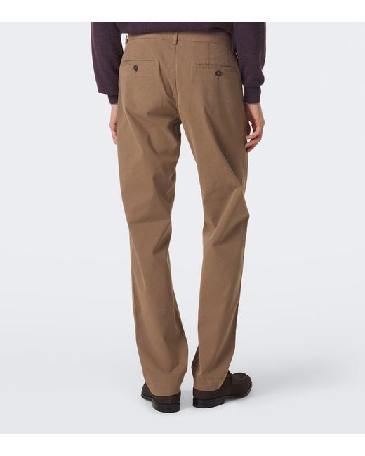 Etro Natural Cotton-Blend Chinos for men
