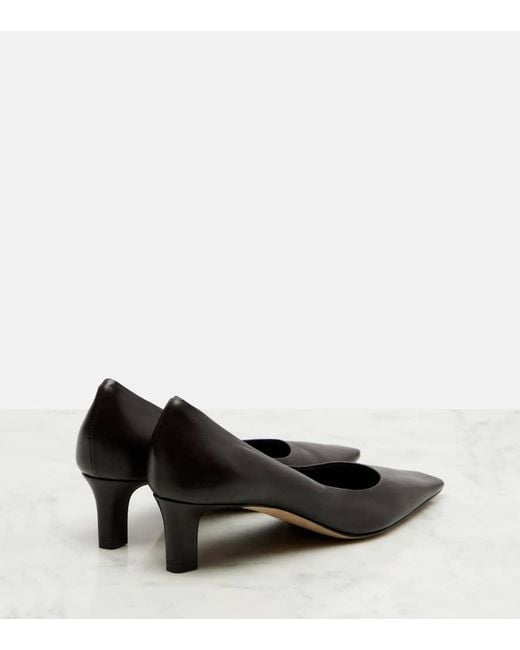 The Row Black Pumps Carla 45 Aus Leder