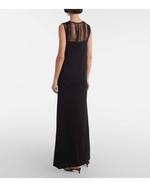 Abito Lungo Ruslan di Khaite in Black