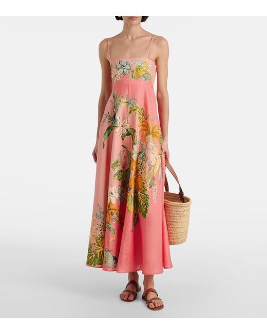 Abito Lungo di ALÉMAIS in Red