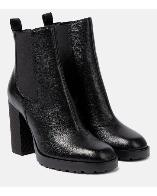 Hogan Black Chelsea Boots H623 aus Leder