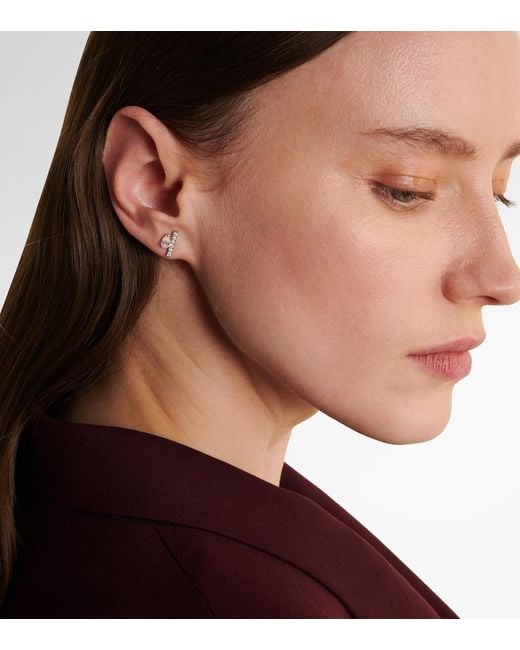 Repossi White Serti Sur Vide 18Kt Single Earring With Diamonds