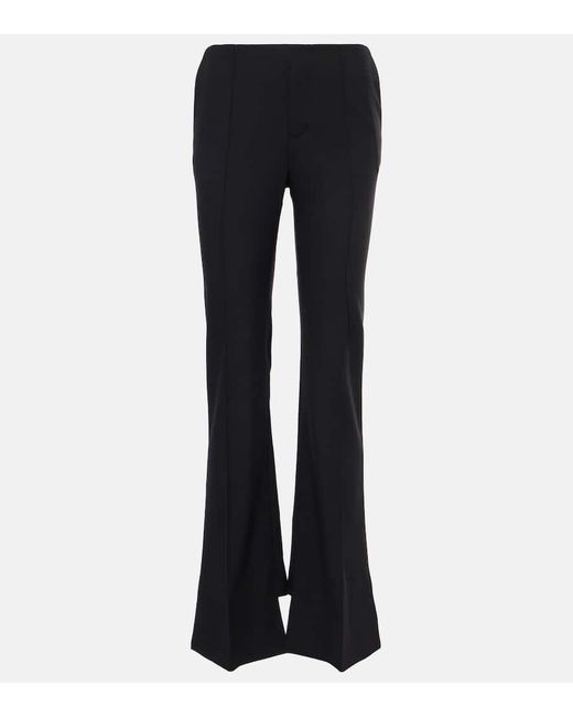 Chloé Blue Weite High-Rise-Hose