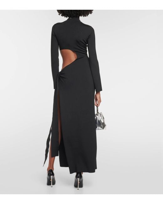 Robe longue Cindy Galvan en coloris Black