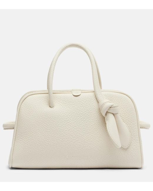 Jacquemus Natural Le Turismo Leather Tote Bag