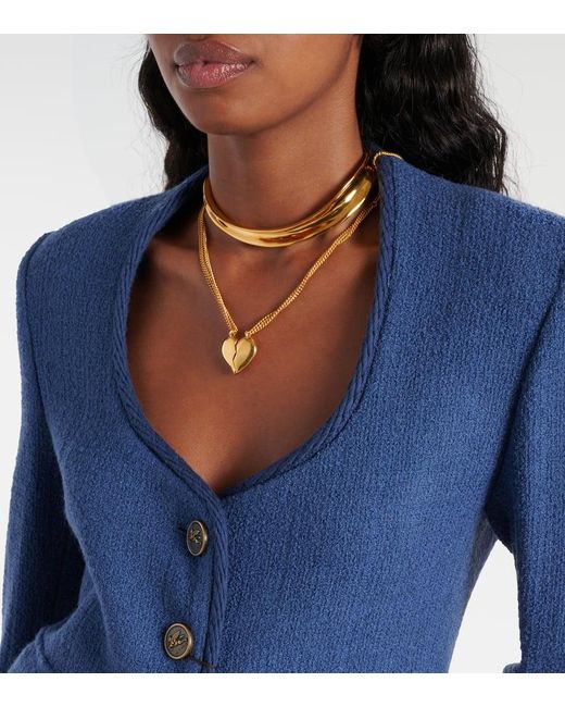 Etro Blue Blazer Aus Einem Wollgemisch