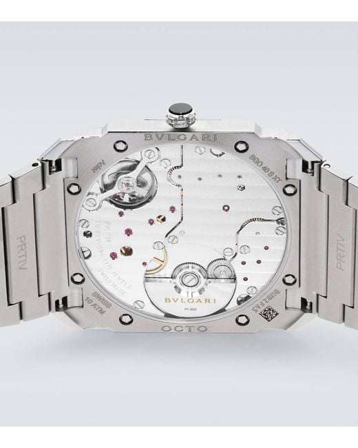 BVLGARI Gray Octo Finissimo Watch for men