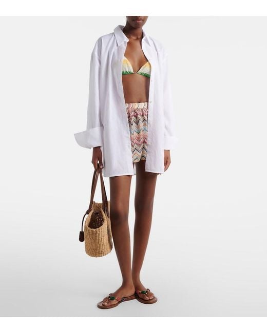 Shorts En Zigzag Missoni de color Multicolor