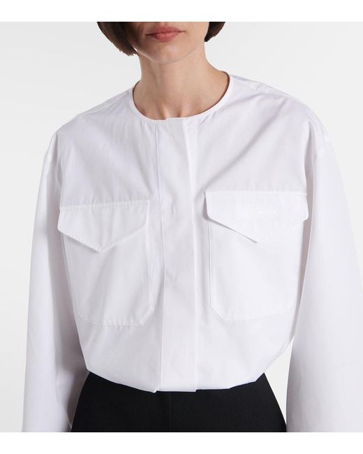 Camicia Cropped di Givenchy in White