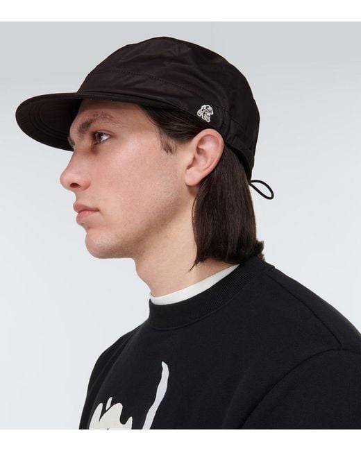 Undercover Blue Nylon Baseball Cap for men