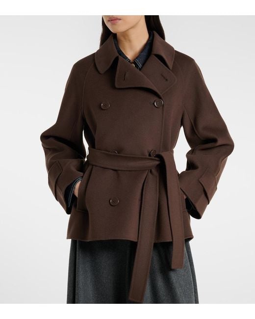 Max Mara Brown Louise Virgin Wool Jacket