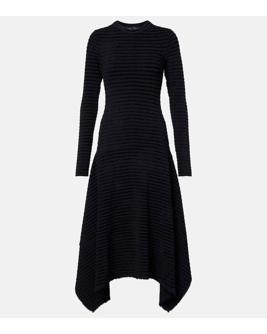 Proenza Schouler Black Midikleid Aus Strick