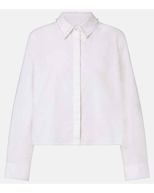 Velvet White Hemd Jocelyn Aus Baumwollpopeline