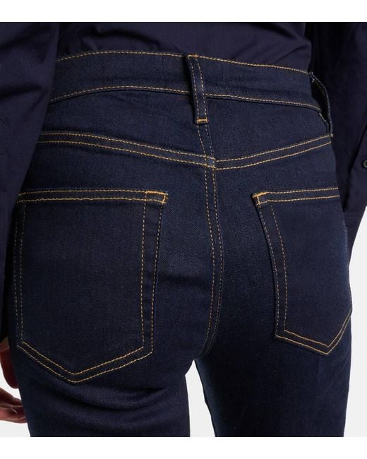 FRAME Blue Le High Flare Flared Jeans
