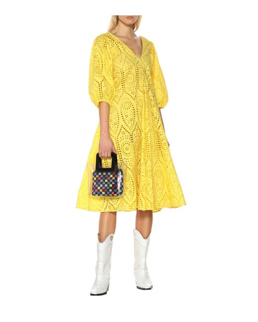 cotton broderie anglaise dress