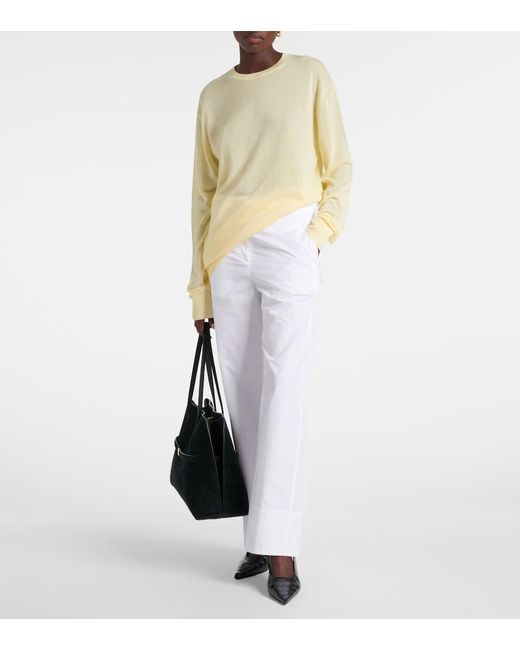 Pullover Oversize di Totême in Yellow