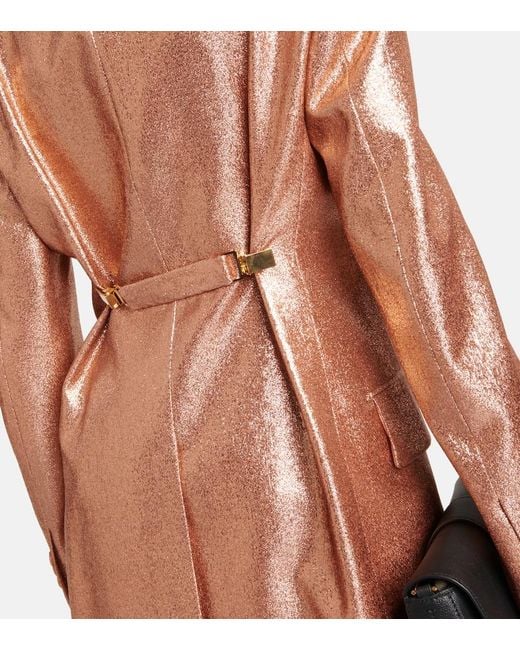 Tom Ford Brown Iridescent Sable Blazer