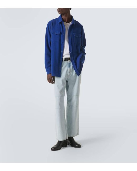 Surchemise En Cachemire God's True Cashmere pour homme en coloris Blue