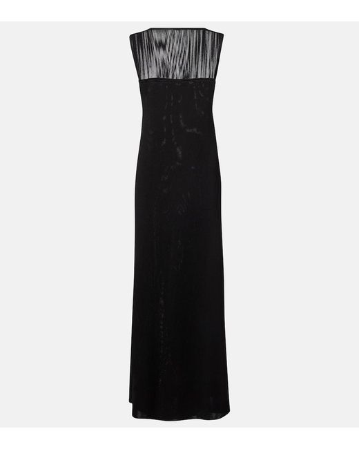 Khaite Black Ruslan Maxi Dress