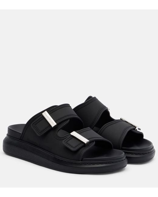 Sandali Con Platform di Alexander McQueen in Black