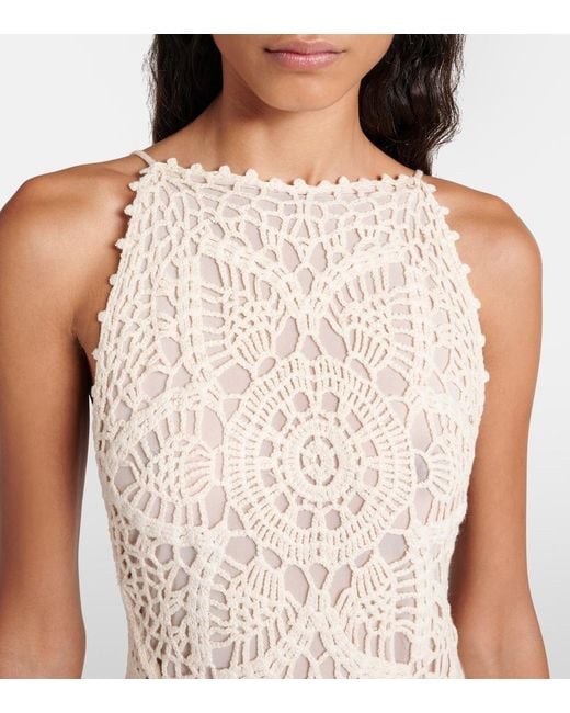 Robe Mini Whimsy En Coton Staud en coloris Natural