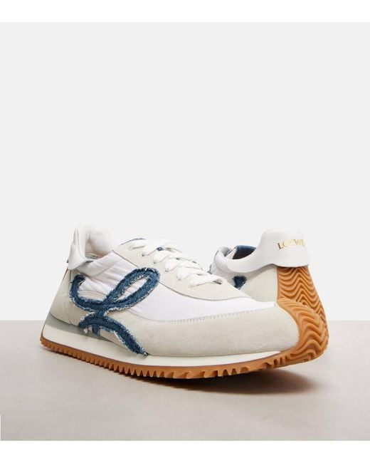 Sneakers Flow Runner 2.0 di Loewe in White