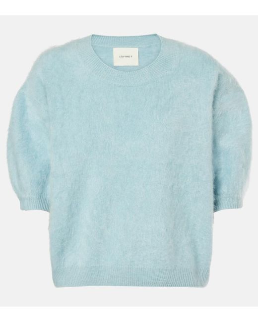 Lisa Yang Blue Juniper Cashmere Sweater