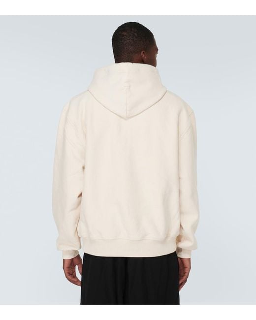 Sudadera Con Capucha De Jersey De Algodon Burberry de hombre de color Natural